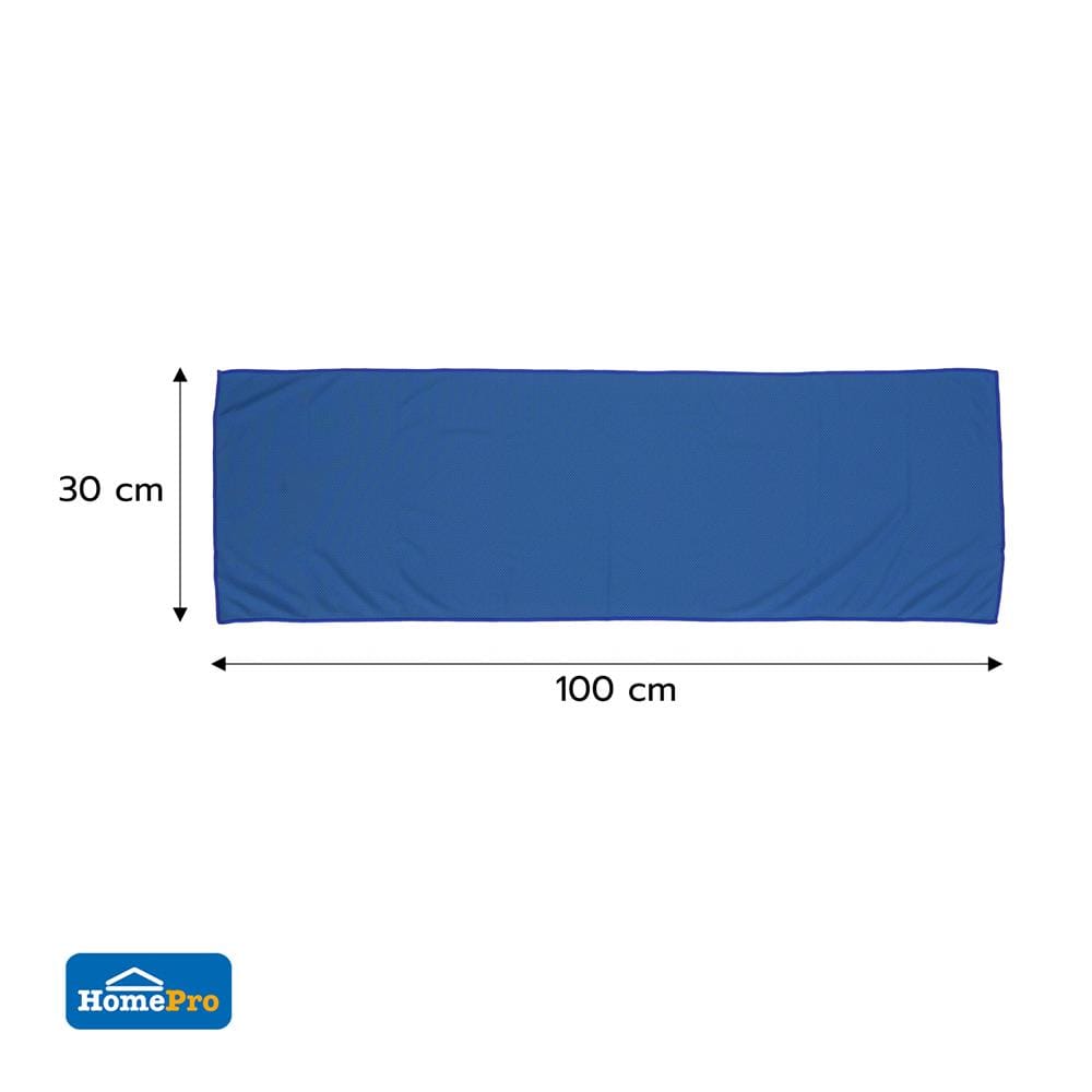 ผ้าขนหนู SNAZZ COOLING AERODRY 30x100 ซม. สี NAVY