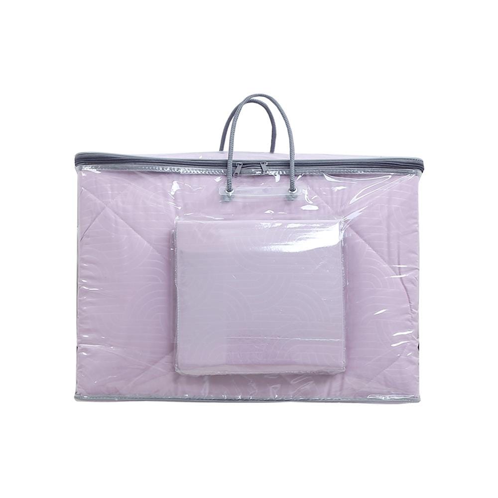 ชุดผ้าปูที่นอน 6 ฟุต (ชุด 6 ชิ้น) HOME LIVING STYLE MULTICURVE สี PURPLE
