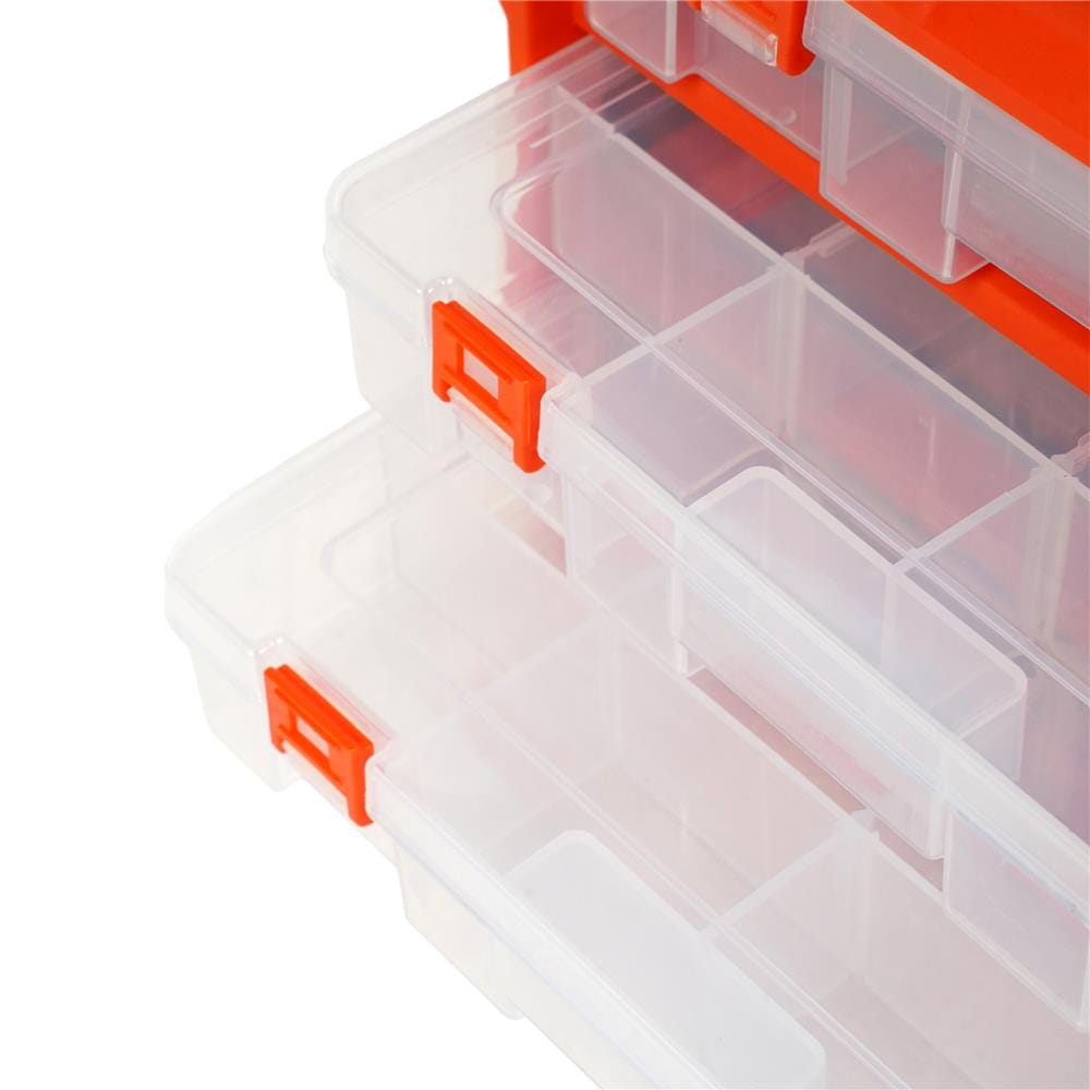 กล่องเก็บอะไหล่ 3 ช่อง MATALL MW-1803 สีดำส้ม