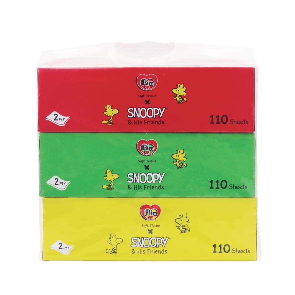 กระดาษเช็ดหน้า PIM SNOOPY BOX (แพ็ก 3 ชิ้น)