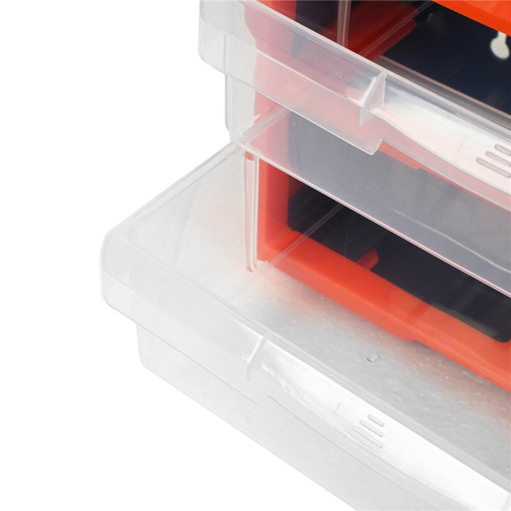 กล่องเก็บอะไหล่ 2 ช่อง MATALL MW-1802 สีดำส้ม