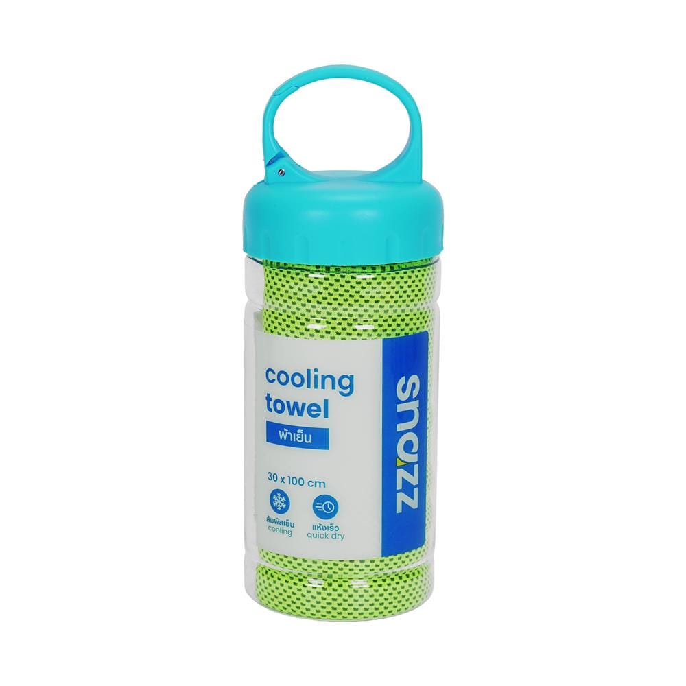 ผ้าขนหนู SNAZZ COOLING AERODRY 30x100 ซม. สี GREEN
