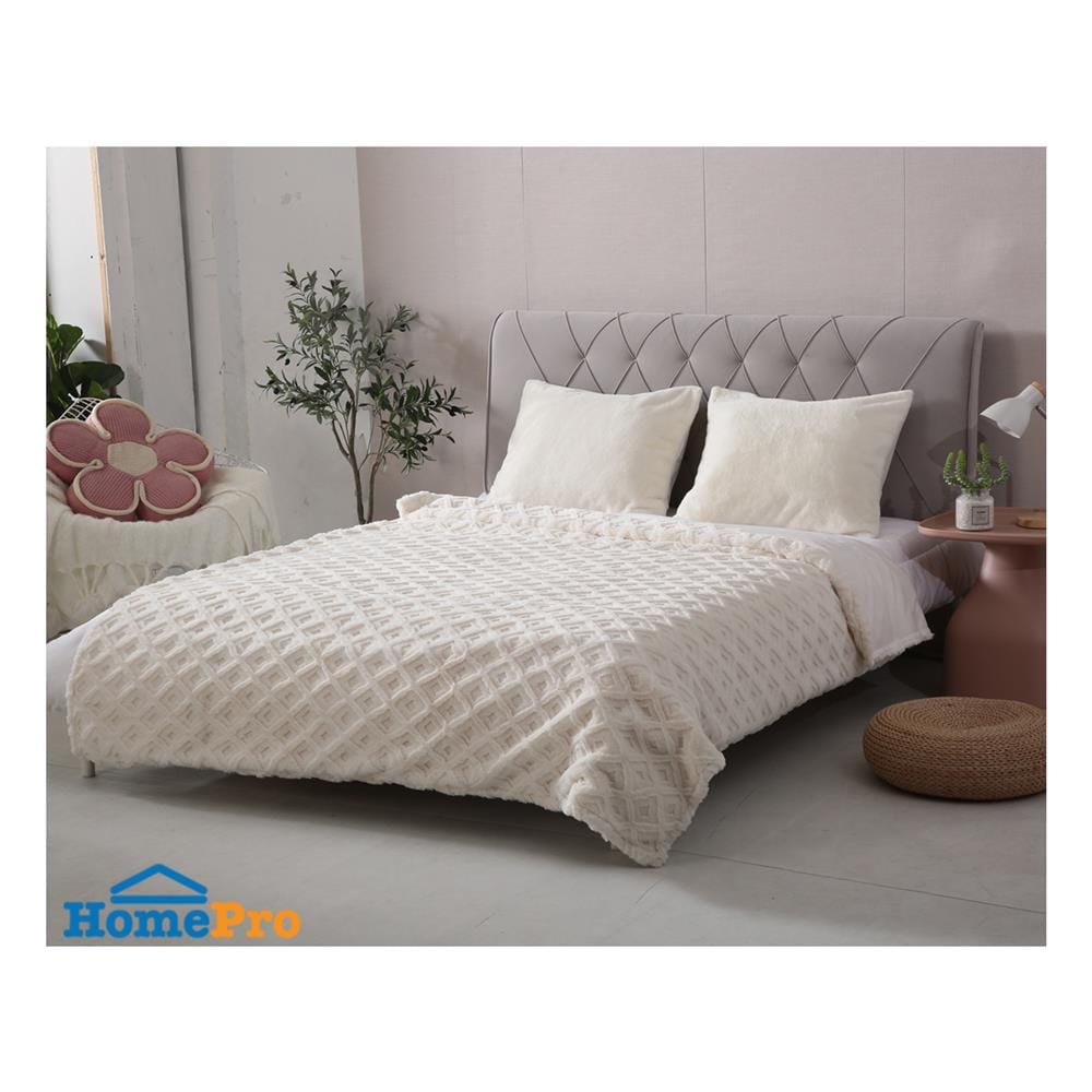 ผ้าห่ม BENETTA DIAMOND 70x90 นิ้ว สี BEIGE