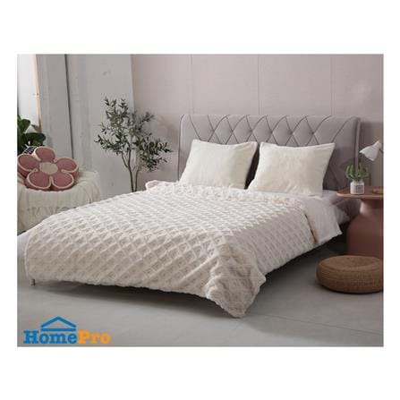 ผ้าห่ม BENETTA DIAMOND 70x90 นิ้ว สี BEIGE_3