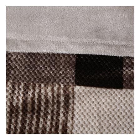 ผ้าห่ม HOME LIVING STYLE MOSAIC 60x80 นิ้ว สี BROWN_2