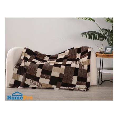 ผ้าห่ม HOME LIVING STYLE MOSAIC 60x80 นิ้ว สี BROWN_6