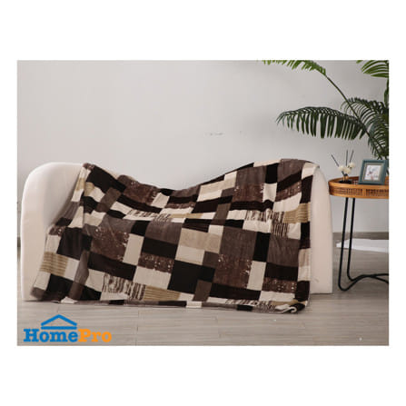 ผ้าห่ม HOME LIVING STYLE MOSAIC 60x80 นิ้ว สี BROWN_7