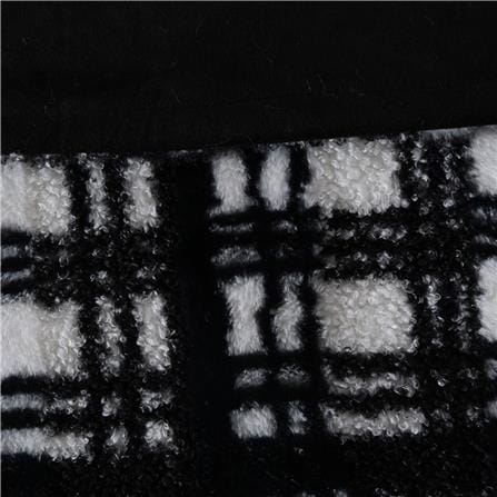 ผ้าห่ม BENETTA GRID 70x90 นิ้ว สี BLACK&WHITE_2