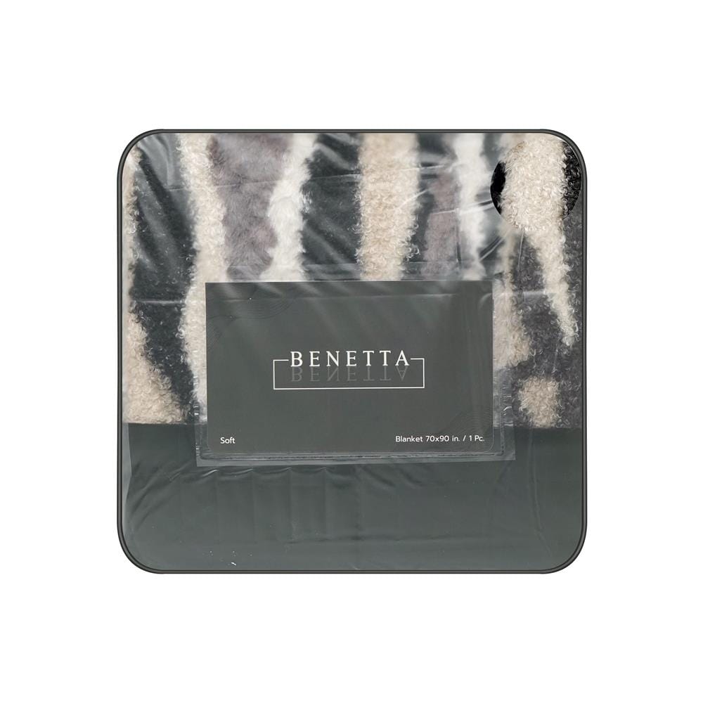 ผ้าห่ม BENETTA RIPPLE 70x90 นิ้ว สี BROWN