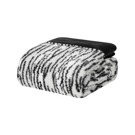 ผ้าห่ม BENETTA ONYX 70x90 นิ้ว สี BLACK & WHITE_0