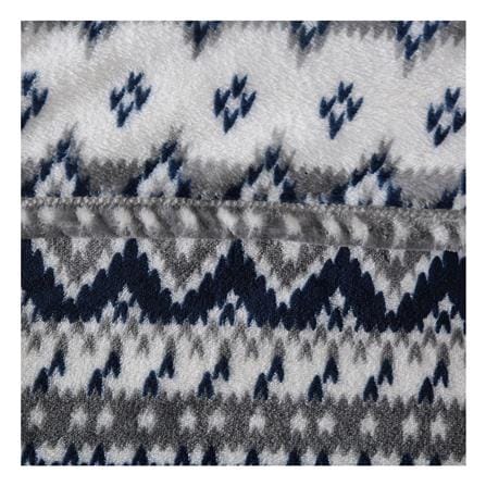 ผ้าห่ม HOME LIVING STYLE ARROW 60x80 นิ้ว สี NAVY & WHITE_3