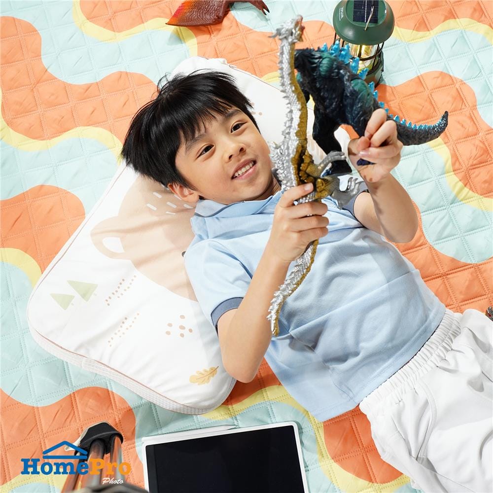 เสื่ออเนกประสงค์ SNAZZ ARIEL 195x195 ซม. สีส้ม