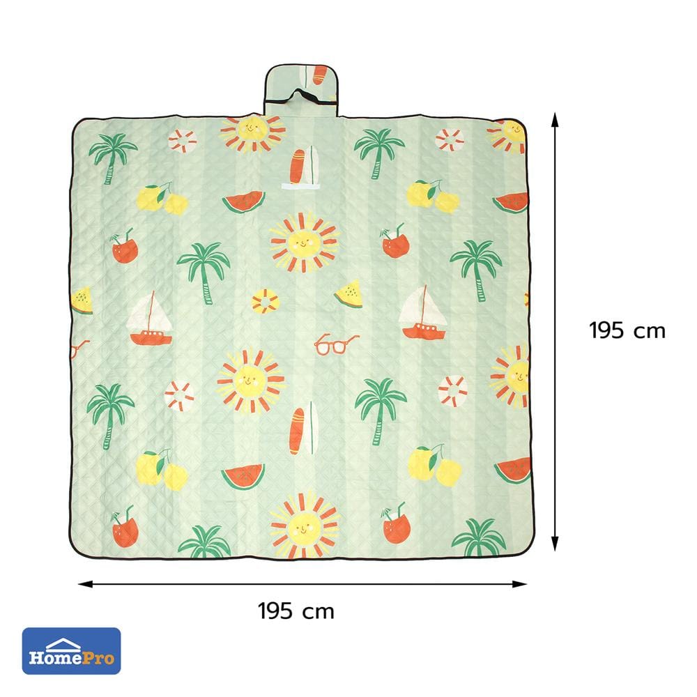เสื่ออเนกประสงค์ SNAZZ SUMMER 195x195 ซม. สีเขียว