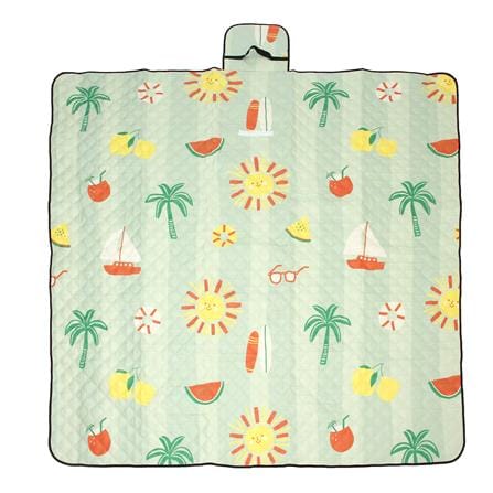 เสื่ออเนกประสงค์ SNAZZ SUMMER 195x195 ซม. สีเขียว_1