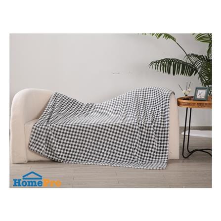 ผ้าห่ม HOME LIVING STYLE METRO 60x80 นิ้ว สี BLACK&WHITE_7