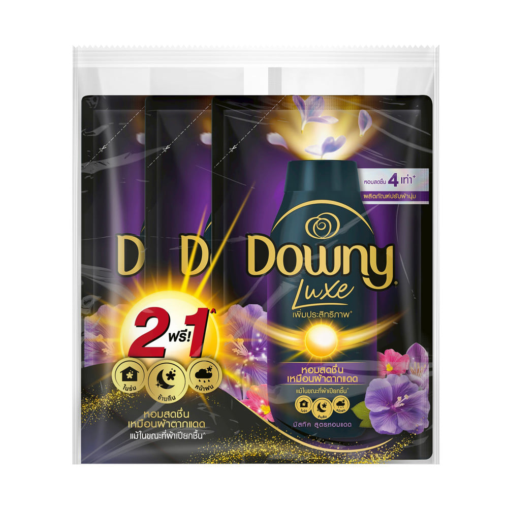 รีฟิลน้ำยาปรับผ้านุ่ม DOWNY มิสทีค หอมแดด 460 มล. (แพ็ก 2+1 ชิ้น)