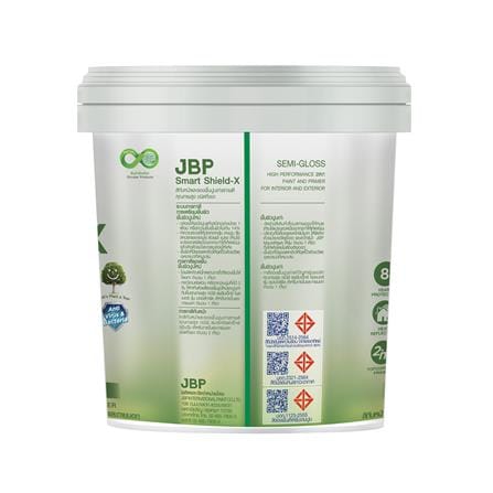 สีน้ำภายนอก ชนิดกึ่งเงา JBP SMART SHIELD-X 2IN1 BASE D 2.5 แกลลอน_1