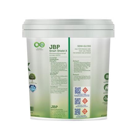 สีน้ำภายนอก ชนิดกึ่งเงา JBP SMART SHIELD-X 2IN1 BASE C 2.5 แกลลอน_1