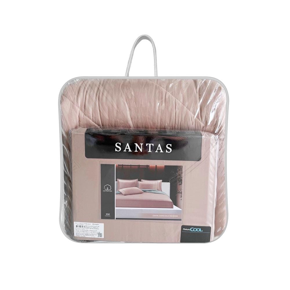 ชุดผ้าปูที่นอน 6 ฟุต (ชุด 6 ชิ้น) SANTAS COTTON USA COASTAL CHARM BI