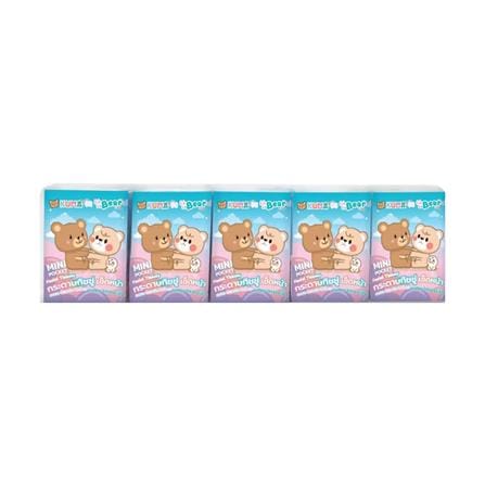 กระดาษเช็ดหน้า KUMA MINI POCKET 10 แผ่น (แพ็ก 10 ชิ้น)_0