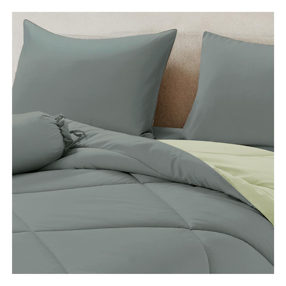 ชุดผ้าปูที่นอน 6 ฟุต (ชุด 6 ชิ้น) FROLINA MICROTEX DOVE LINEN SF038