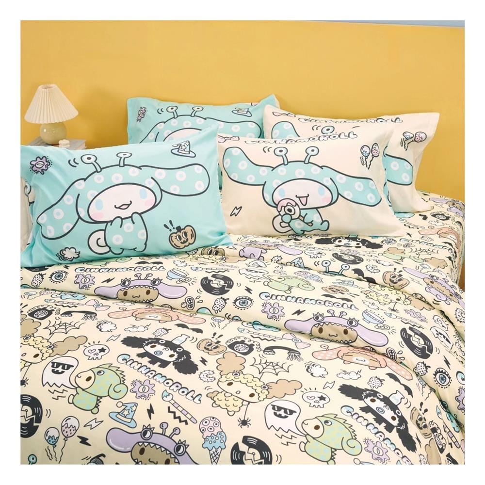 ชุดผ้าปูที่นอน 3.5 ฟุต (ชุด 3 ชิ้น) FOUNTAIN CINNAMOROLL 70105-FTC166