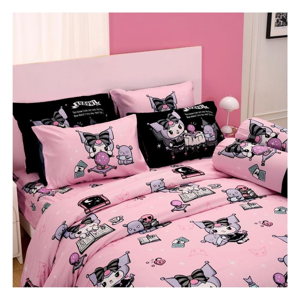 ชุดผ้าปูที่นอน 3.5 ฟุต (ชุด 3 ชิ้น) FOUNTAIN KUROMI 70105-FTC173