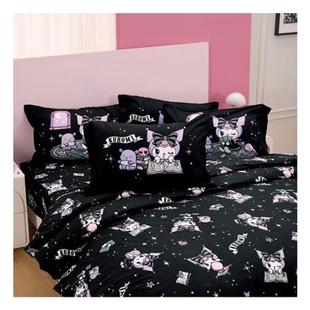 ชุดผ้าปูที่นอน 3.5 ฟุต (ชุด 3 ชิ้น) FOUNTAIN KUROMI 70105-FTC170_1
