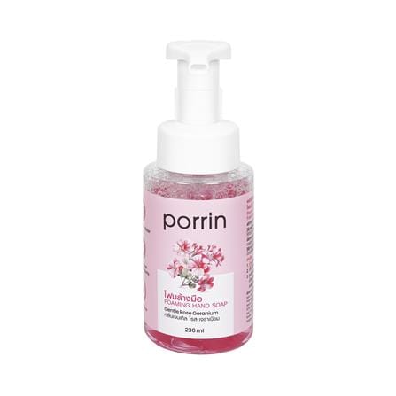 โฟมล้างมือ PORRIN 230 มล. ROSE GERANIUM_1