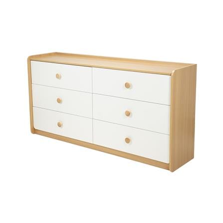 ตู้ลิ้นชัก 6 ลิ้นชัก FURDINI MARU 160 ซม. สี NT OAK/ขาว