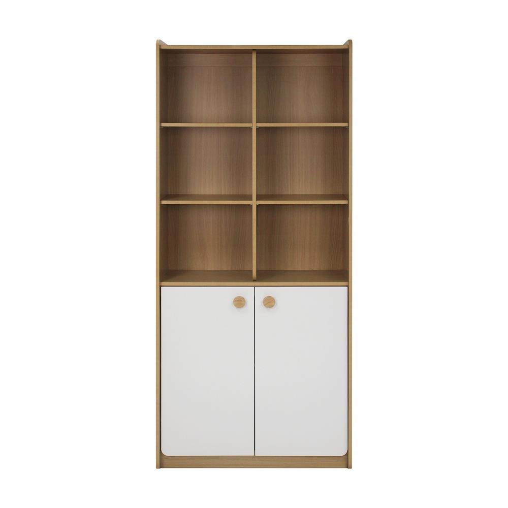 ชั้นวางของผสม FURDINI MARU 80 ซม. สี NT OAK/ขาว