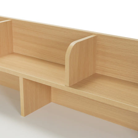 โต๊ะทำงานไม้ FURDINI MARU 120 ซม. สี NT OAK/ขาว_3