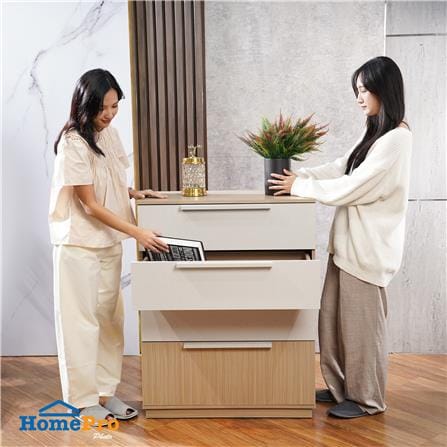 ตู้ลิ้นชัก 4 ลิ้นชัก FURDINI AVANTE 80 ซม. สี URBAN CHESTNUT/COTTON LINEN_7