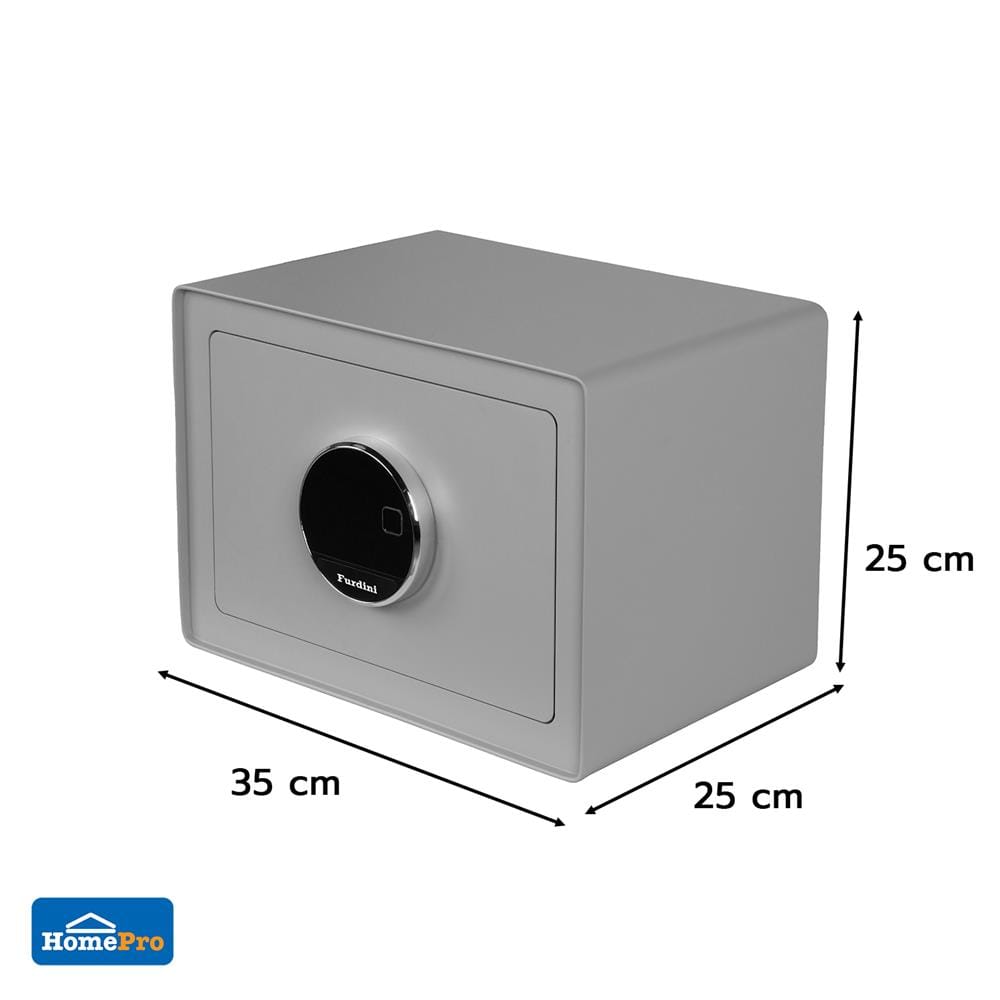 ตู้นิรภัย FINGERPRINT FURDINI F24 35 ซม. สีเทา