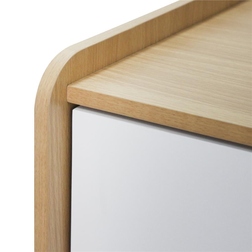ตู้ลิ้นชัก 4 ลิ้นชัก FURDINI MARU 80 ซม. สี NT OAK/ขาว