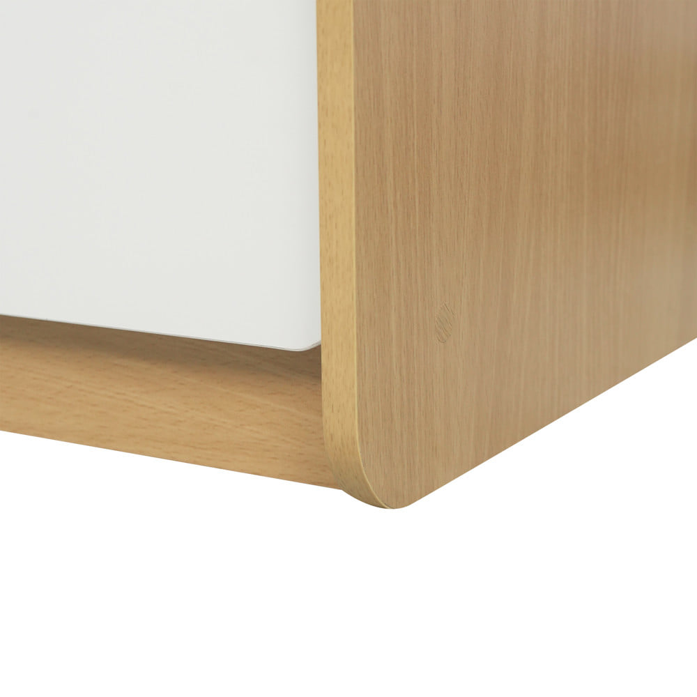 ตู้ลิ้นชัก 4 ลิ้นชัก FURDINI MARU 80 ซม. สี NT OAK/ขาว