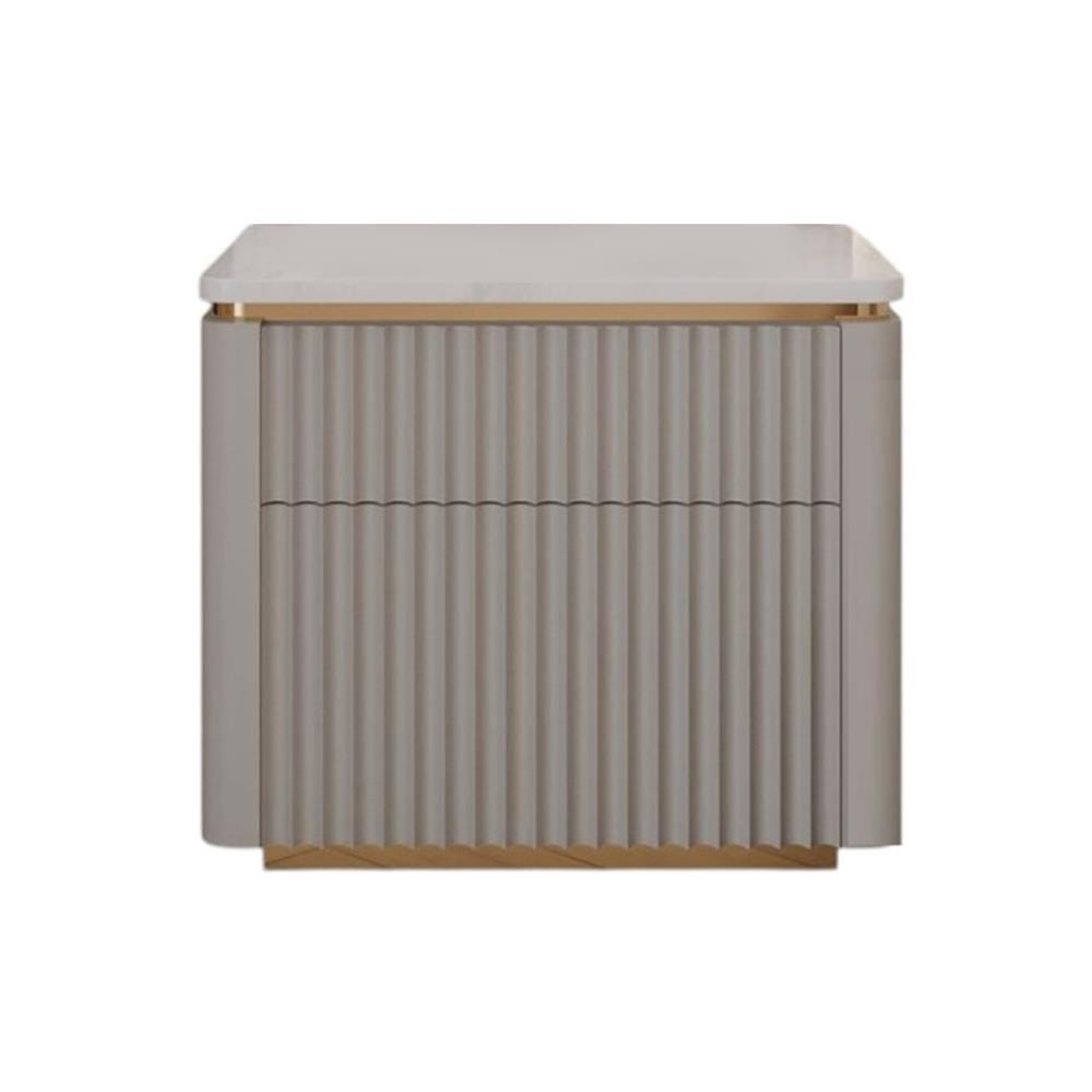 ตู้ข้างเตียง SB FURNITURE GALAR 19243287 58.5 ซม. สีเทาอ่อน