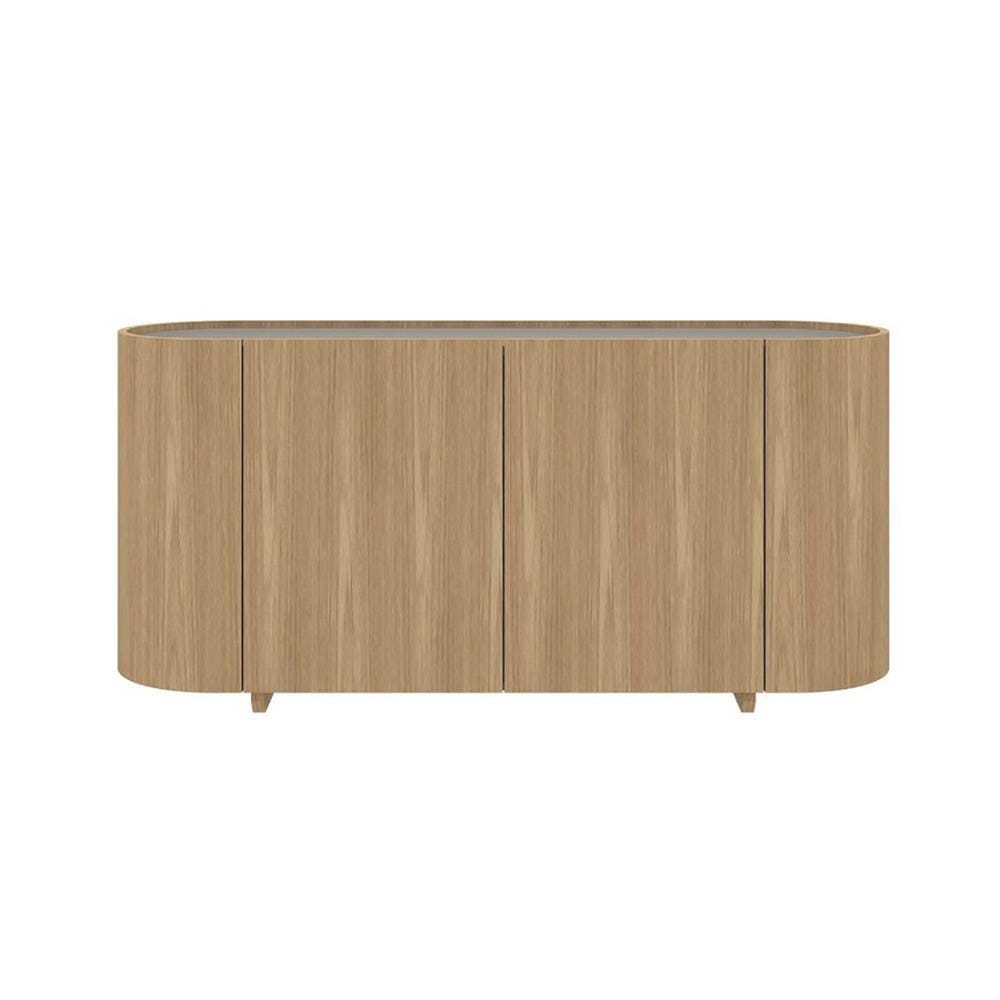 ตู้เตี้ย 2 บานเปิด SB FURNITUR WINBER 19243375 160 ซม. สีวีเนียร์โอ๊ค