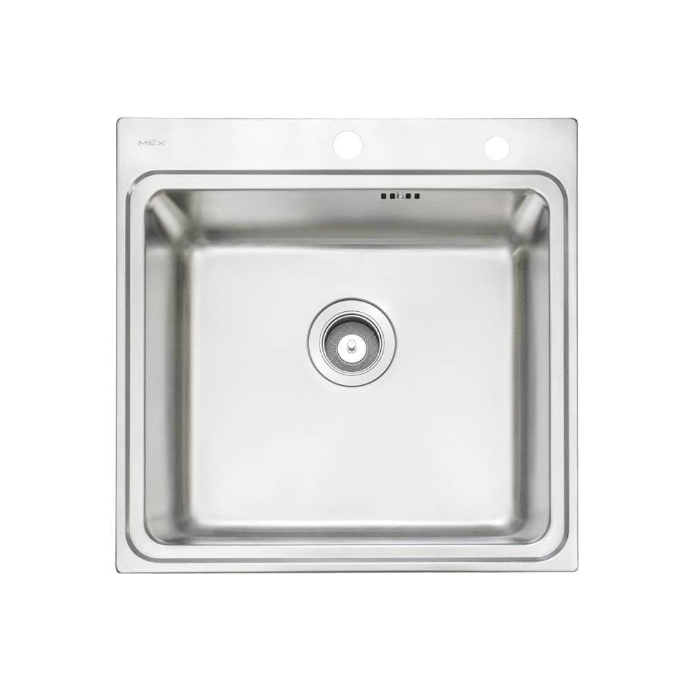 ซิงค์ฝัง 1 หลุม MEX BIX50BM-MF 51.5 ซม. สีเงิน