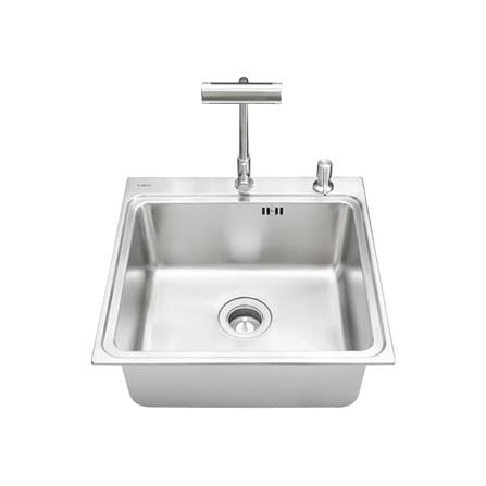 ซิงค์ฝัง 1 หลุม MEX BIX50BM-MF 51.5 ซม. สีเงิน_1