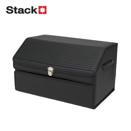 กล่องหนังเก็บของท้ายรถ STACKO GLAMOR 60x36x34 ซม. สีดำ_0