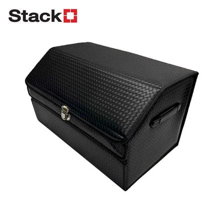กล่องหนังเก็บของท้ายรถ STACKO GLAMOR 60x36x34 ซม. สีดำ_0