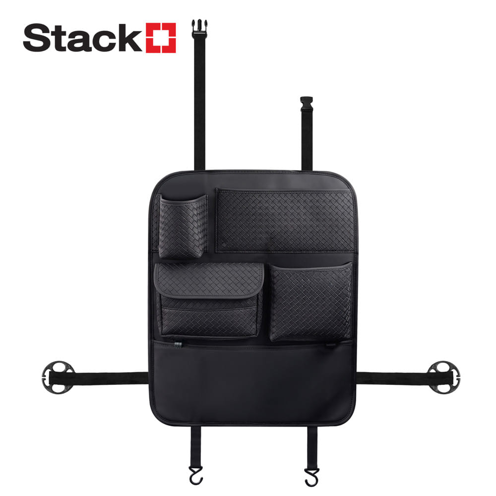 กระเป๋าหนังหลังเบาะ STACKO GLAMOR A 42x2x60 ซม. สีดำ