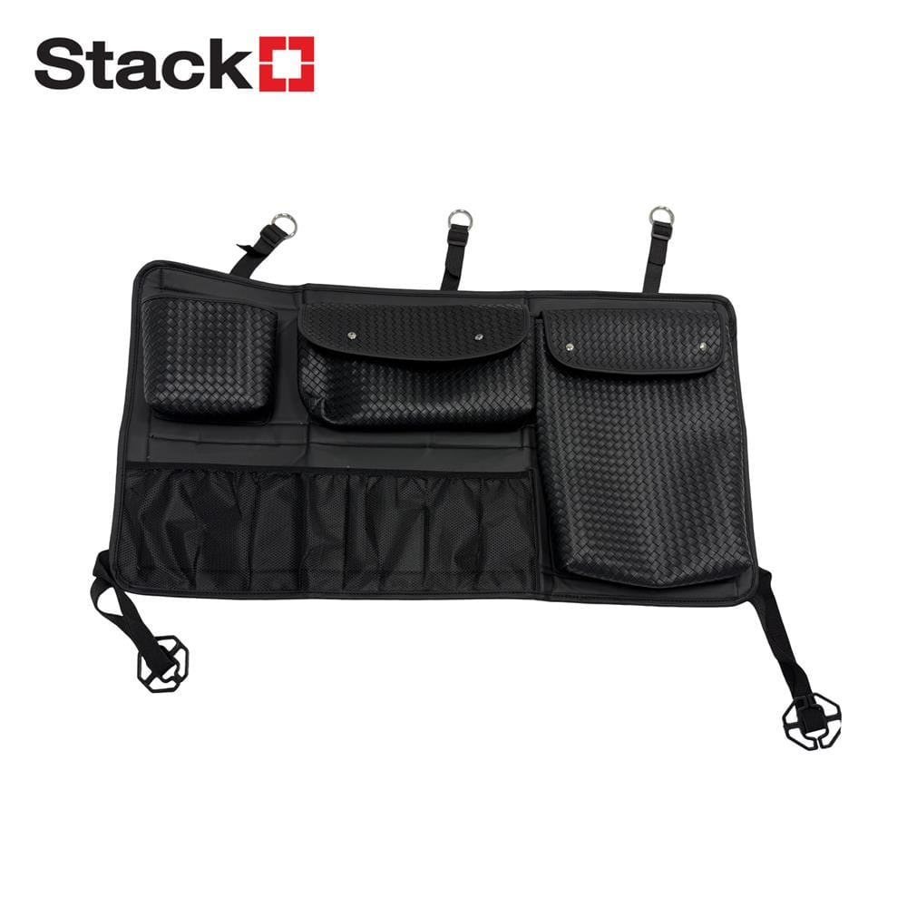 กระเป๋าหนังหลังเบาะ SUV STACKO GLAMOR 90x2x45 ซม. สีดำ