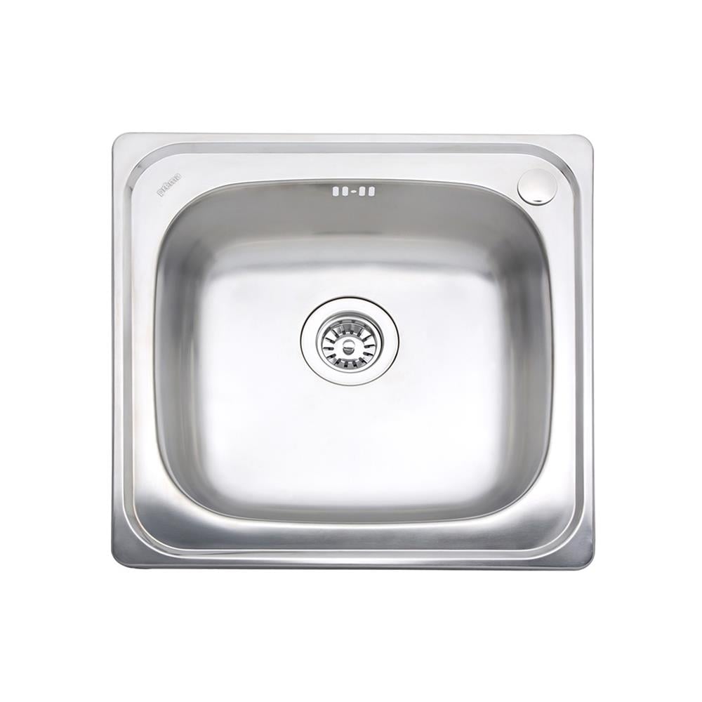 ซิงค์ฝัง 1 หลุม PREMA PM841S1B 50 ซม. สีเงิน