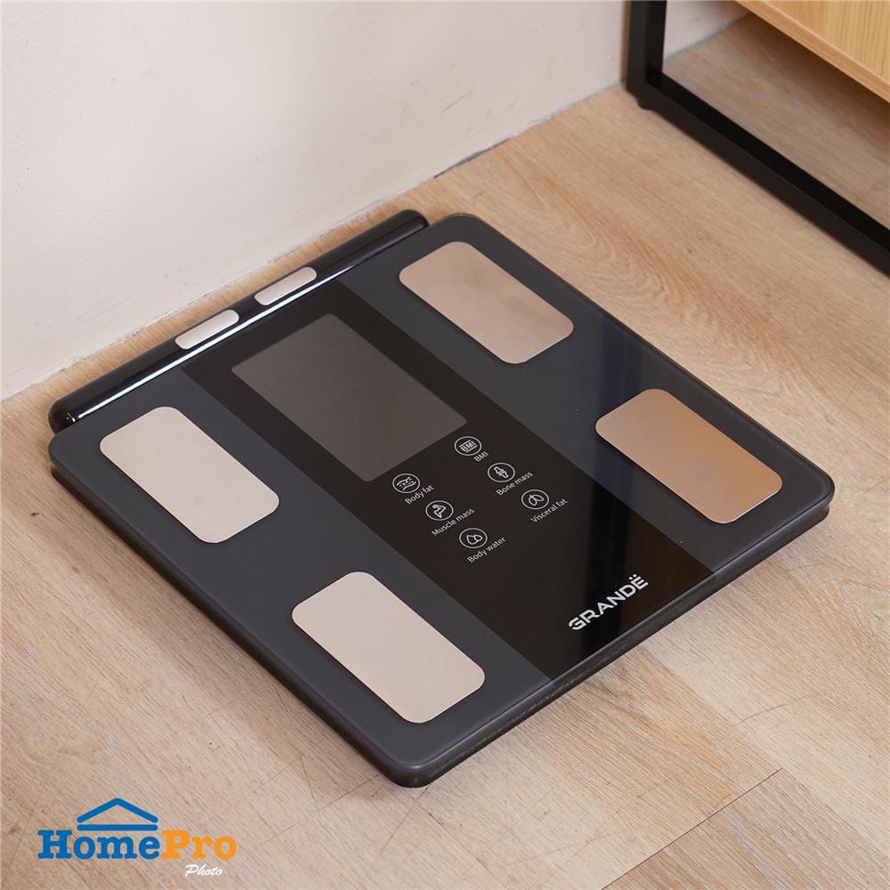 เครื่องชั่งน้ำหนักบลูทูธ GRANDE SM. BODY SCALE CS10G สีดำ