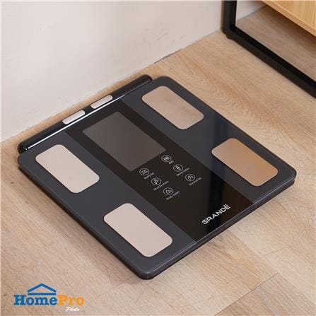เครื่องชั่งน้ำหนักบลูทูธ GRANDE SM. BODY SCALE CS10G สีดำ_4