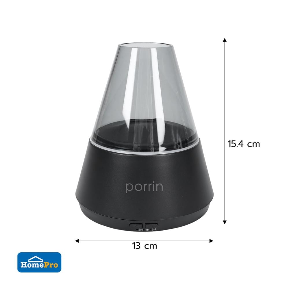 เครื่องพ่นไอน้ำ PORRIN LAVA MIST 120 มล. สีดำ