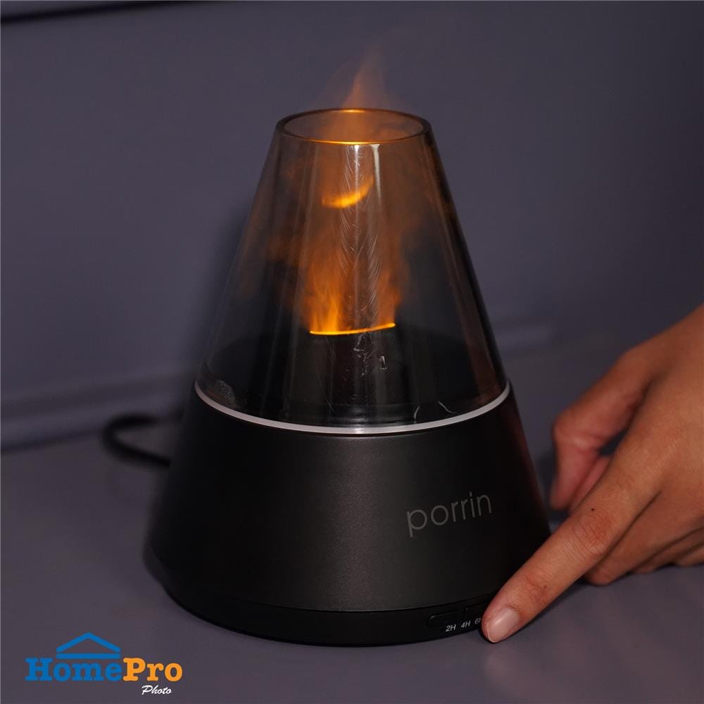 เครื่องพ่นไอน้ำ PORRIN LAVA MIST 120 มล. สีดำ