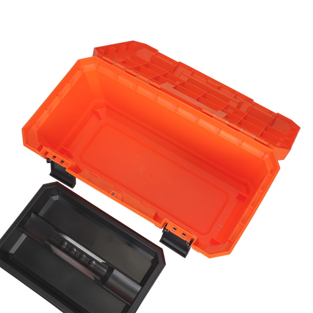 กล่องเครื่องมือพลาสติก MATALL HL3078-N 19 นิ้ว สีดำ/ส้ม